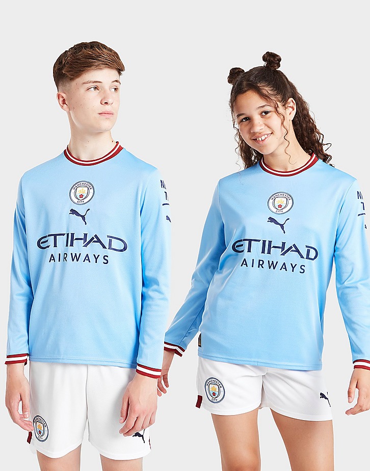 Puma Manchester City 2022/23 Long Sleeve Shirt Junior
